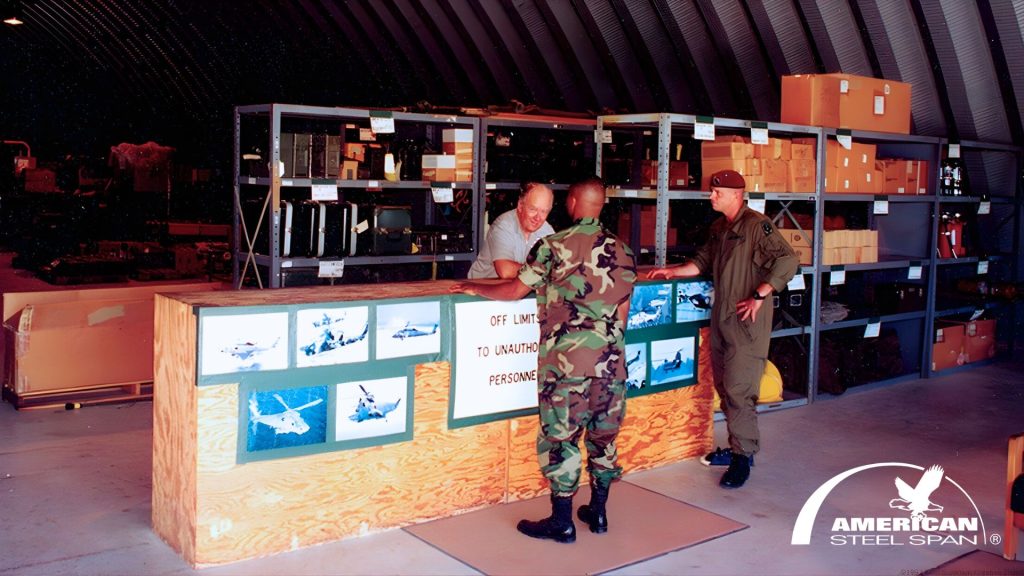 military building interior