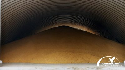 agricultural crop storage barn