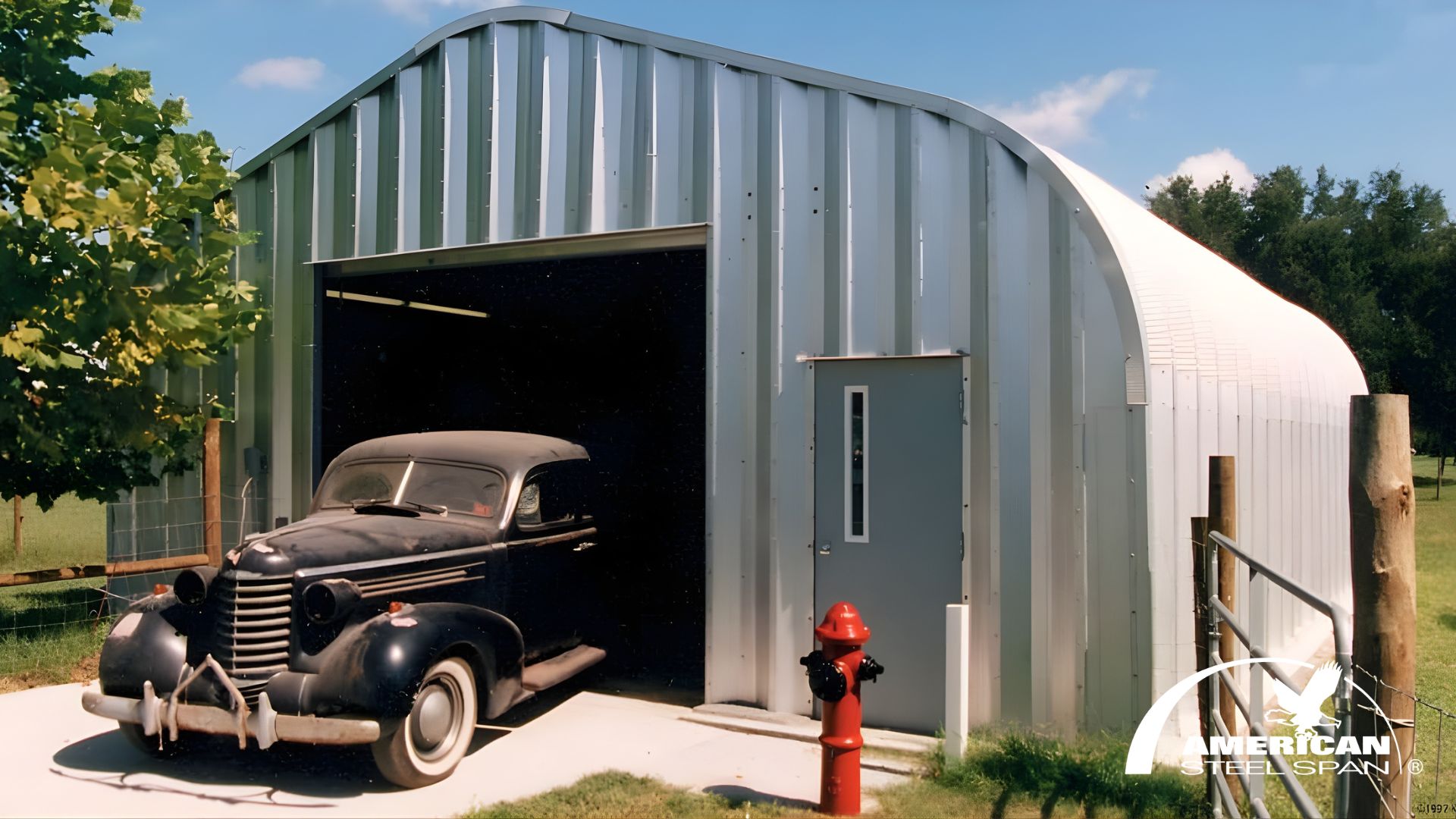 antique car garage