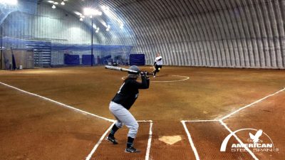 batting arena building