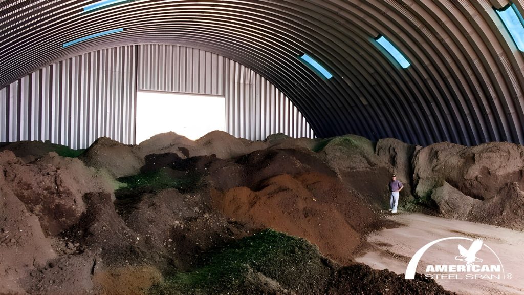 large barn manure storage