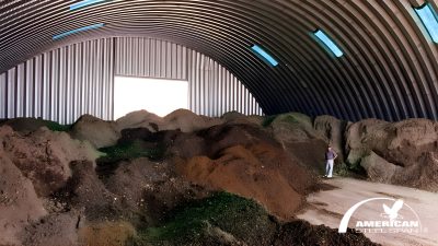 large barn manure storage