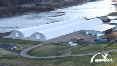 large steel industrial buildings