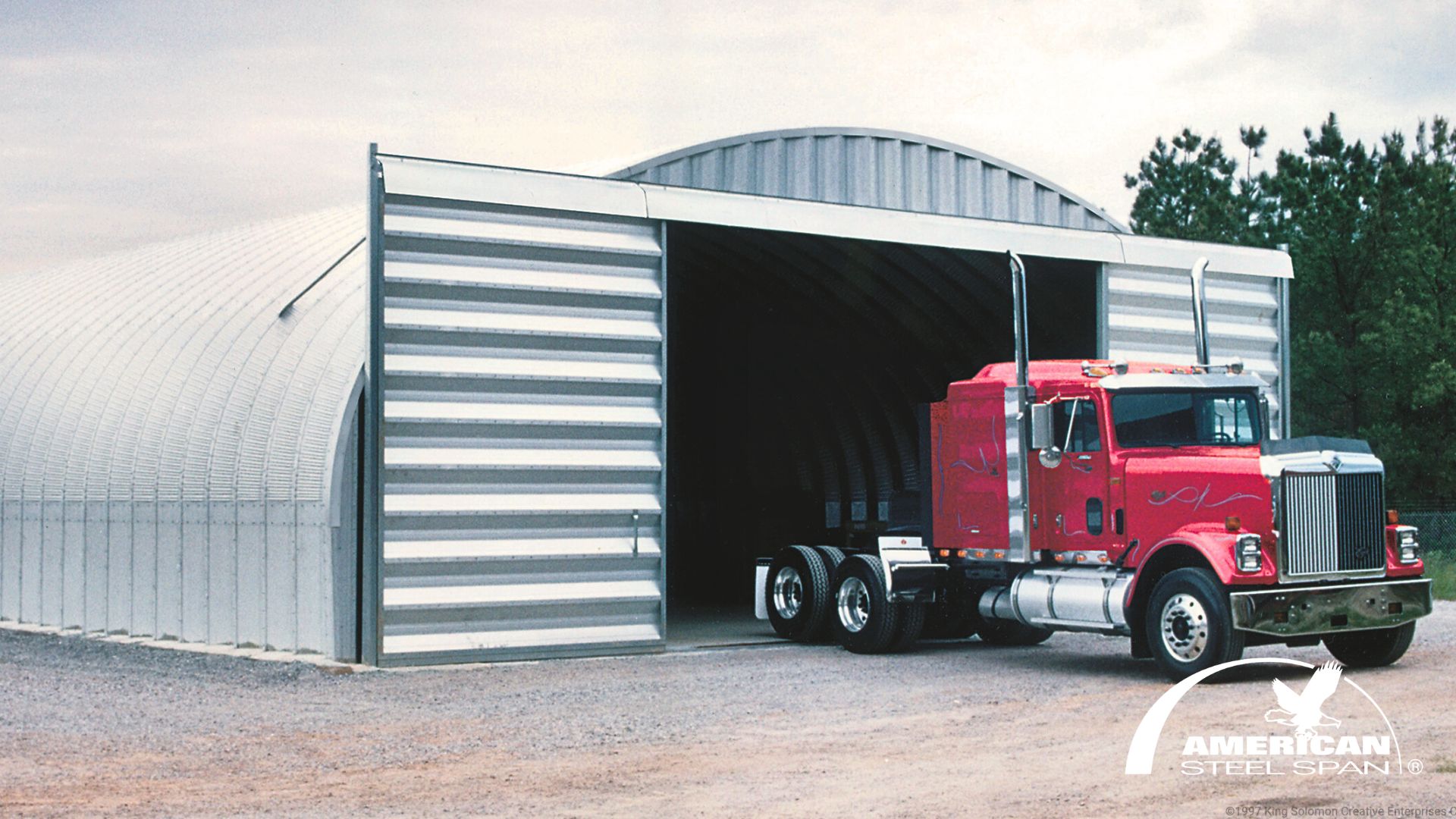Trucks Racks Building Trucking - American Steel Span Buildings