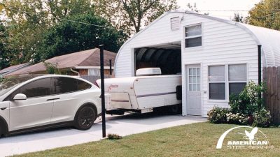 rv camper garage