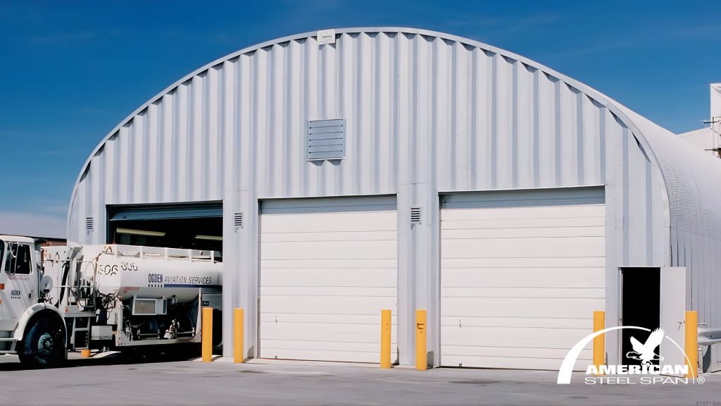 three door tanker garage