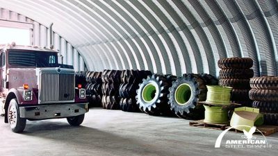 truck garage interior
